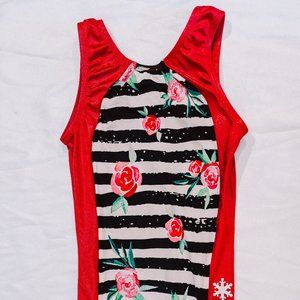 Snowflake AS Rose Gymnastics Leotard